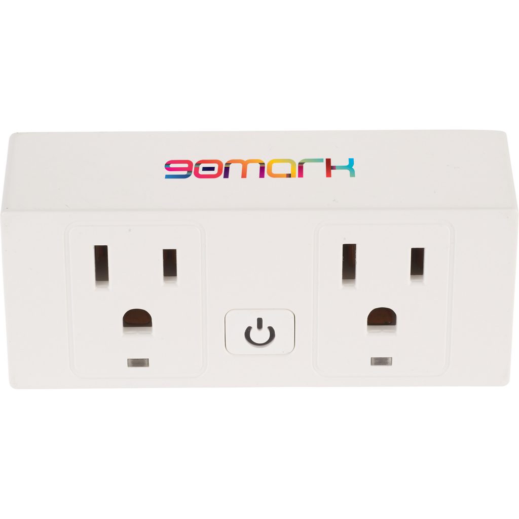 Double Outlet ETL Wifi Smart Plug - download