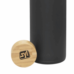 h2go bali Glass Water Bottle – 18 oz - h2go bali Glass Water Bottle 8211 18 oz 8211 Example Lid Imprint