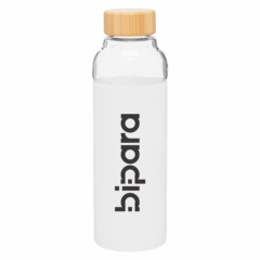 h2go bali Glass Water Bottle – 18 oz - h2go bali Glass Water Bottle 8211 18 oz 8211 Frost