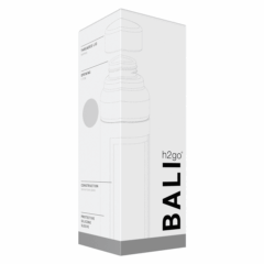 h2go bali Glass Water Bottle – 18 oz - h2go bali Glass Water Bottle 8211 18 oz 8211 Retail Gift Box