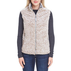 J. America Ladies’ Epic Sherpa Vest - ja8456_ch_z