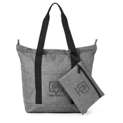 Nomad Must Haves Tote - nomadtoteheathergreyblacktrim