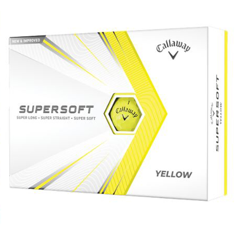 Callaway Supersoft Golf Ball - yellow