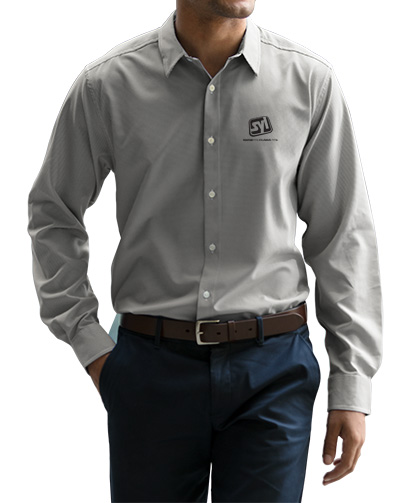 Vansport™ Sandhill Dress Shirt - 1250_Grey_White_silo