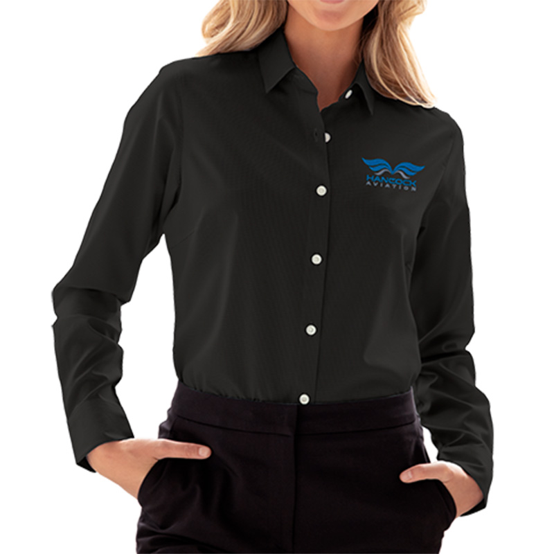 Women’s Vansport™ Sandhill Dress Shirt - 1251_Black_silo_logopng new