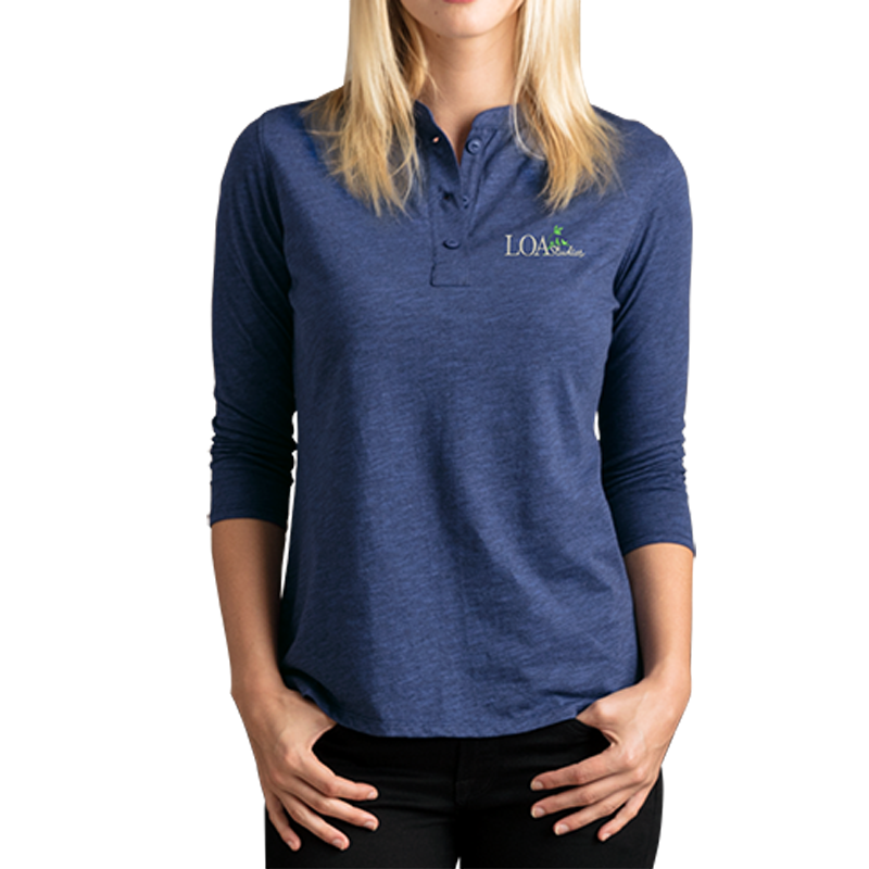 Women’s Cambridge Henley - 2321_Denim_silo_logo