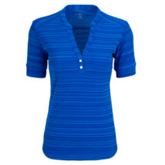 Women’s Vansport™ Strata Textured Henley - 2796_Electric_Blue_front