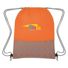 Bitmap Drawstring Backpack - 3196_ORN_Colorbrite