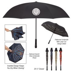 Soho Tartan Inversion Umbrella – 48″ Arc - 4043_group