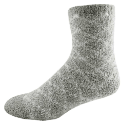 Fashion Fuzzy Feet - Greywhitepattern