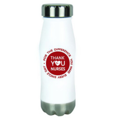 Wide Mouth Stainless Steel Bottle – 20 oz - WideMouthStainlessSteelVacuumBottlewhite
