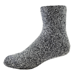 Fashion Fuzzy Feet - sockscharcoal