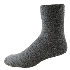 Fashion Fuzzy Feet - socksdarkgrey