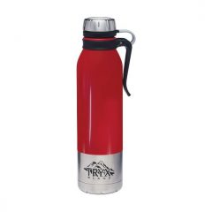 Clip-On Stainless Steel Vacuum Bottle – 25 oz - ss27red