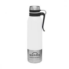 Clip-On Stainless Steel Vacuum Bottle – 25 oz - ss27whi