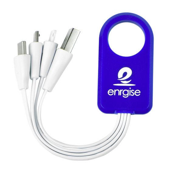 Power Play 4 in 1 Travel Cord - tek203bl
