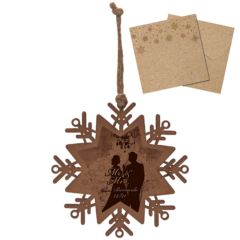 Ornament – Wood - woodornsnowflake