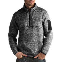 Antigua Men’s Fortune 1/4-Zip Heather Sweater Knit Pullover - 101184-094_zoom