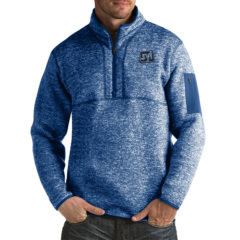 Antigua Men's Fortune 1/4-Zip Heather Sweater Knit Pullover