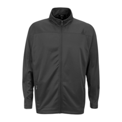 Brushed Back Micro-Fleece Full-Zip Jacket - 3275_Dark_Grey_front
