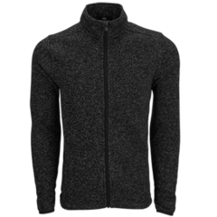 Summit Sweater-Fleece Jacket - 3305_Black_Heather_front