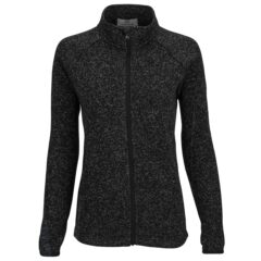 Women’s Summit Sweater-Fleece Jacket - 3306_Black_Heather_front
