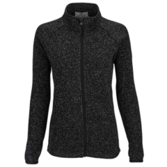 Women’s Summit Sweater-Fleece Jacket - 3306_Black_Heather_front