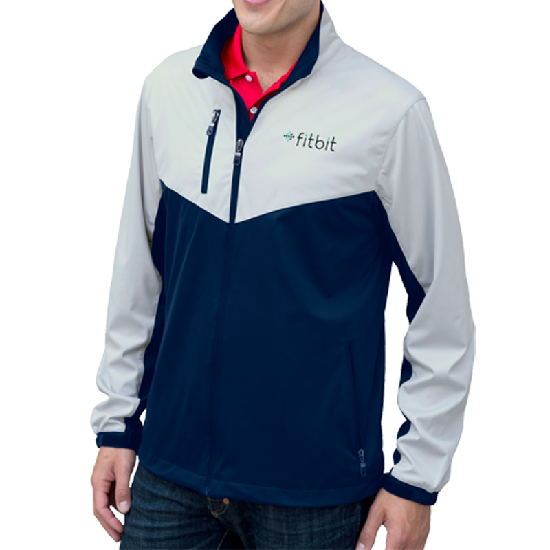 Air-Block Softshell Jacket - 7307_Navy_Silver_silo_logo