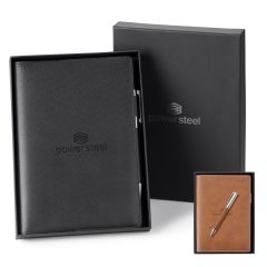 Nathan 2-Piece Pen and Refillable Journal Book Gift Set - GF1055