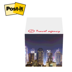 Post-it® Custom Printed Notes Cube – 2-3/4″ - Post-it Custom Printed Notes Cube 8211 275in 8211 full color sides with one color sheet print