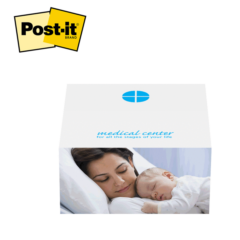 Post-it® Custom Printed Notes – Half-Cube – 3-3/8″ x 1-3/4″ - Post-it Custom Printed Notes 8211 Half-Cube