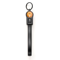 Charlie 2-in-1 Charging/Data Transfer Cable/Key Ring - T986_BLK