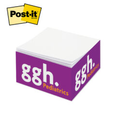 Post-it® Custom Printed Notes Half-Cube – 2-3/4″ x 2-3/4″ x 1-3/8″ - cube_c345_md_pediatric 1
