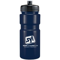 Solid Recreation Bottle with Push Pull Lid – 20 oz - 1546881431-0377_navy_black