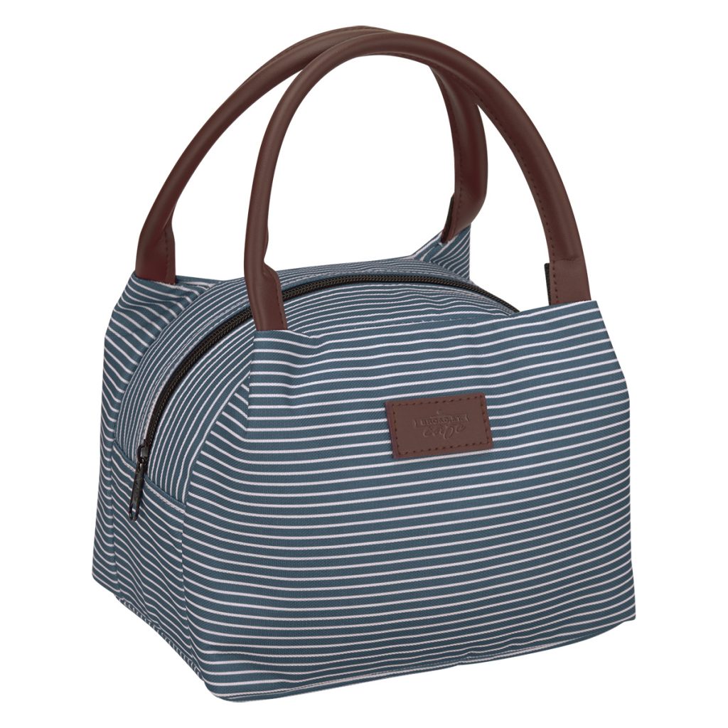 Sebastian Cooler Lunch Bag - 3290_NAVBRN_Deboss