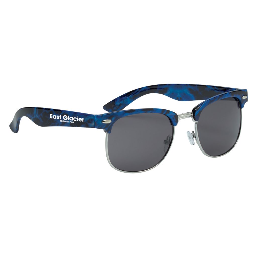 Riptide Water-Camo Panama Sunglasses - 6266_BLUBLK_Silkscreen