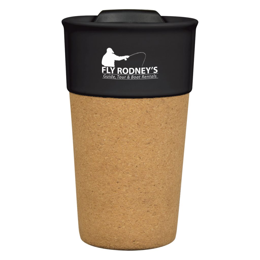 Brea Cork Ceramic Travel Mug – 13 oz - 8146_BLK_Ceramic