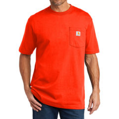 Carhartt ® Workwear Pocket Short Sleeve T-Shirt - 9550-BriteOrng-1-CTK87BriteOrngModelFront-1200W
