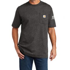 Carhartt ® Workwear Pocket Short Sleeve T-Shirt - 9550-CarbonHeather-1-CTK87CarbonHeatherModelFront-337W