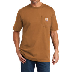 Carhartt ® Workwear Pocket Short Sleeve T-Shirt - 9550-CarharttBr-1-CTK87CarharttBrModelFront-1200W