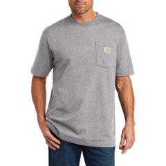 Carhartt ® Workwear Pocket Short Sleeve T-Shirt - 9550-HthrGrey-1-CTK87HthrGreyModelFront3-1200W
