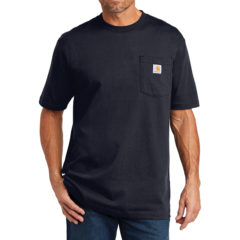 Carhartt ® Workwear Pocket Short Sleeve T-Shirt - 9550-Navy-1-CTK87NavyModelFront3-1200W