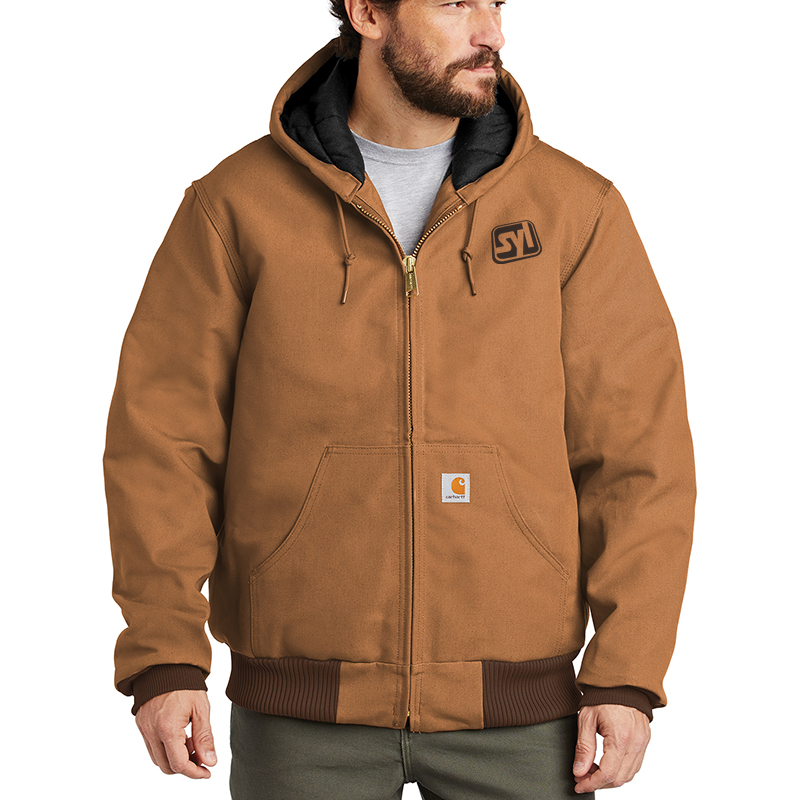 Carhartt ® Quilted-Flannel-Lined Duck Active Jacket - main5