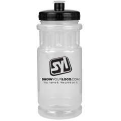 Shoreline Bottle with Push Pull Lid – 20 oz - shorelinebottlepushpulllidtransfrostblacklid
