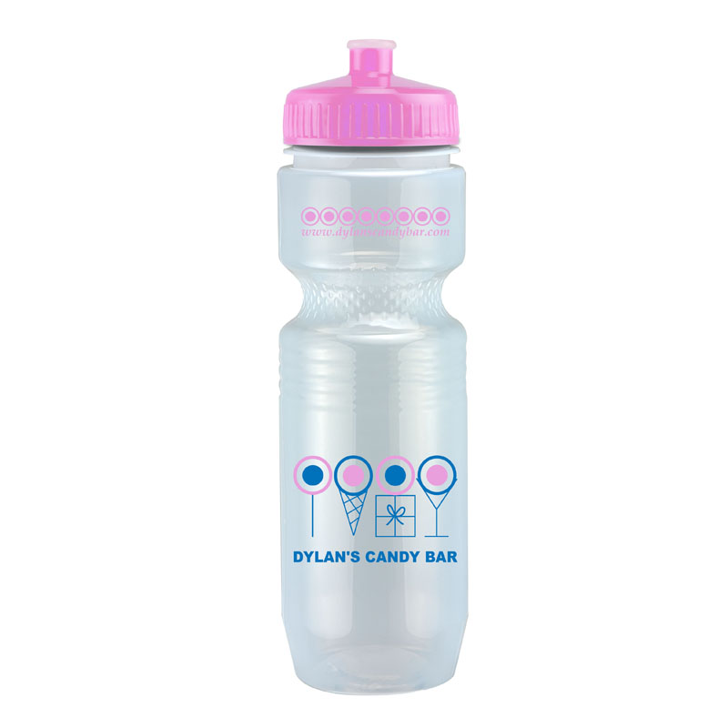 Jogger Bottle with Push Pull Lid – 26 oz - 1549041565-main-0297frost_pink-copy