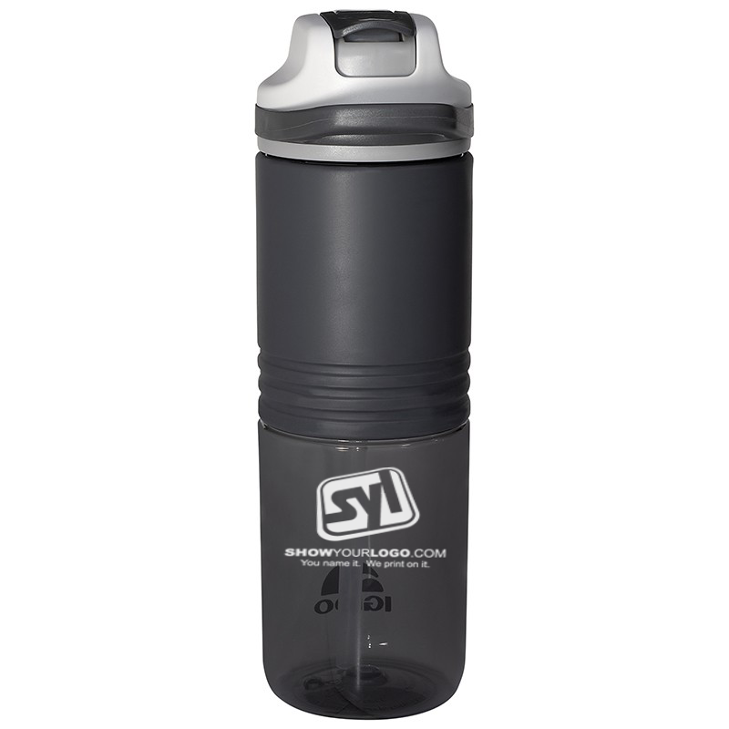 Swift Silicone Straw Bottle by Igloo® – 24 oz - A5126 black