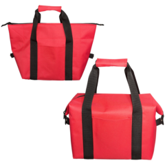 Collapsible Cooler Tote – 20 cans - Collapsible Cooler Tote 8211 20 cans 8211 Side flaps snapped and unsnapped