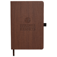 Woodgrain Texture Journal Notebook - Woodgrain Texture Journal Notebook 8211 Brown