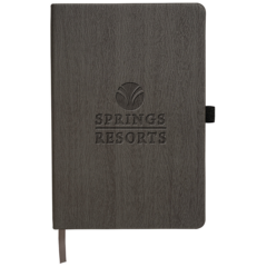 Woodgrain Texture Journal Notebook - Woodgrain Texture Journal Notebook 8211 Grey