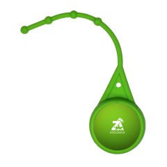 Halcyon® Round Lip Balm with Lanyard - 42311 Lime Green Front